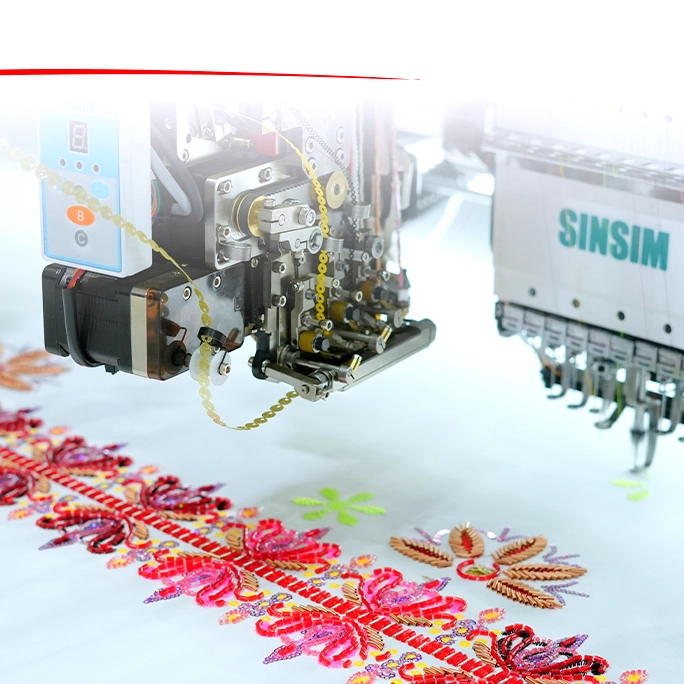 SINSIM Embroidery Technology: 1350+ RPM Sequin & Cording Performance-এর মাধ্যমে উৎপাদনের নতুন যুগ